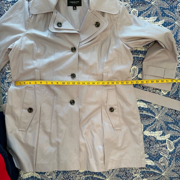 London Fog XXL Purple/Violet Trench Rain Coat - Picture 8 of 11